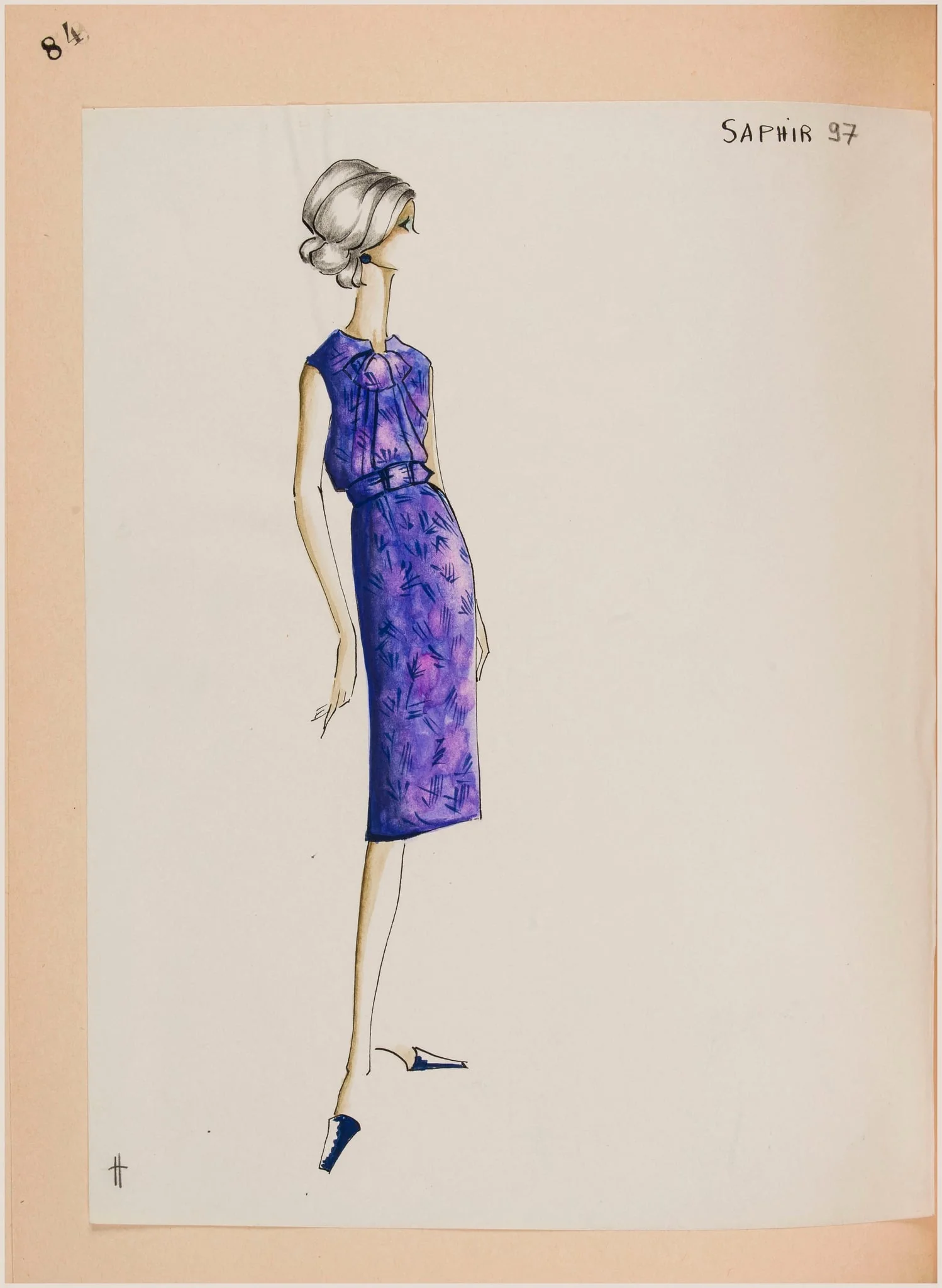 Saphir, by Marie-Louise Carven, 1963
