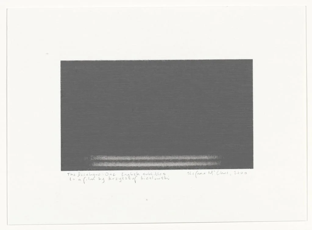Untitled, by Stefana McClure, graphite, 2000