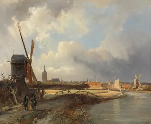 Gezicht op Den Haag
