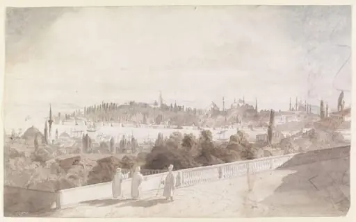 Constantinople from Pera, looking across the Golden Horn to Seraglio Point