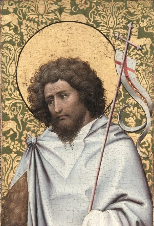 John the Baptist, by Robert Campin, unspecified, 1410