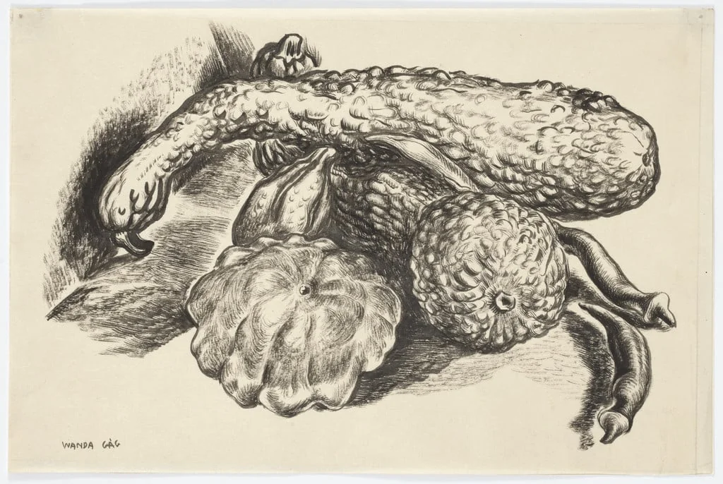 Untitled, by Wanda Gág, ink, 1929