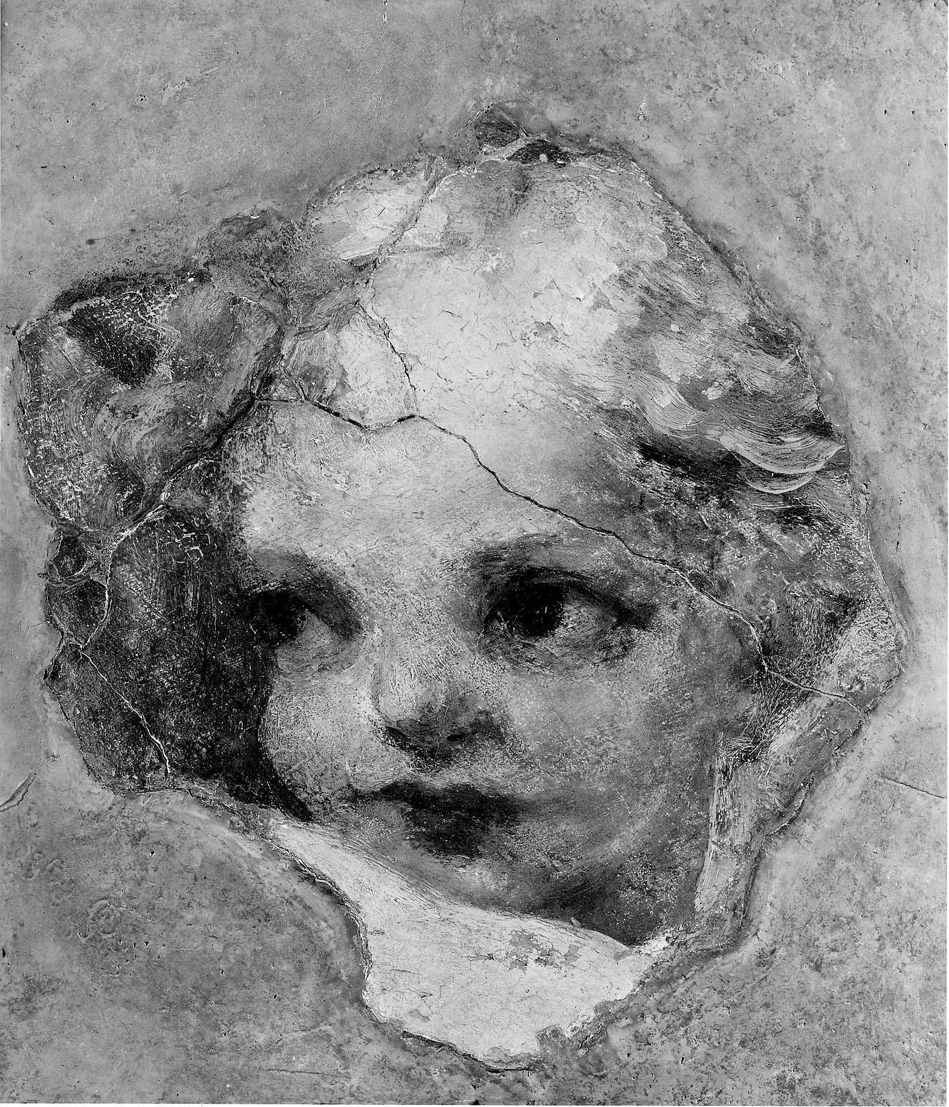 Head of a Cherub, by Correggio, unspecified, 1521