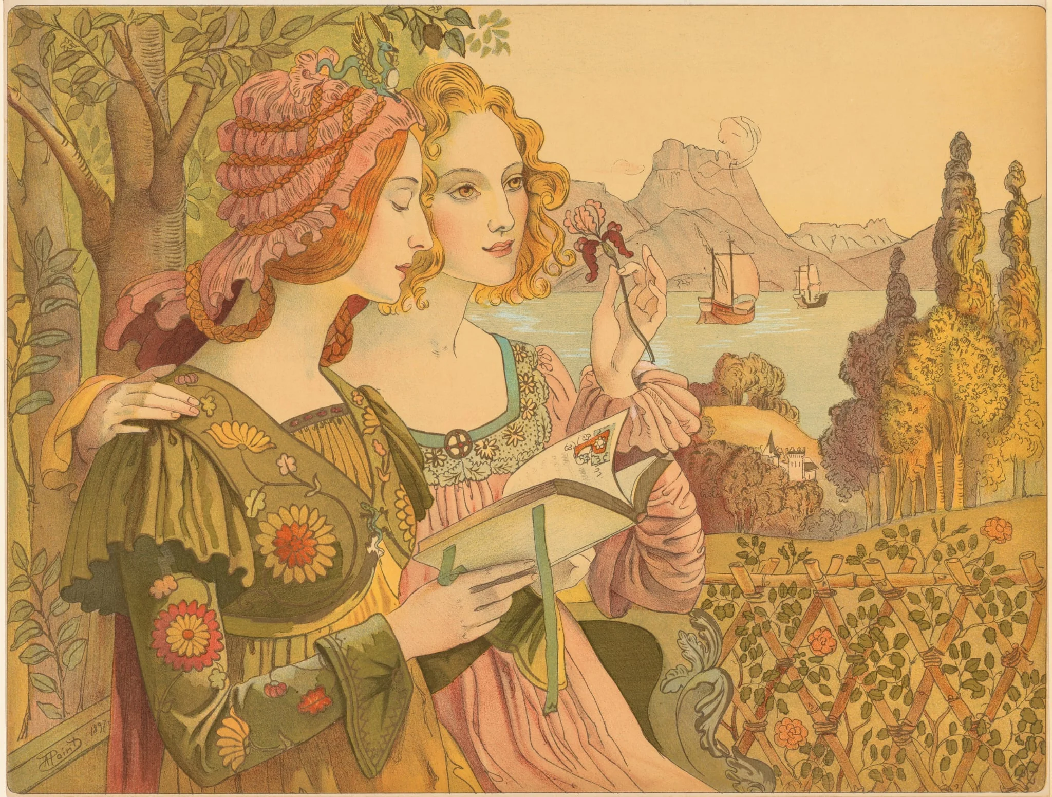 The Golden Legend (Legende Dorée), by Armand Point, 1897