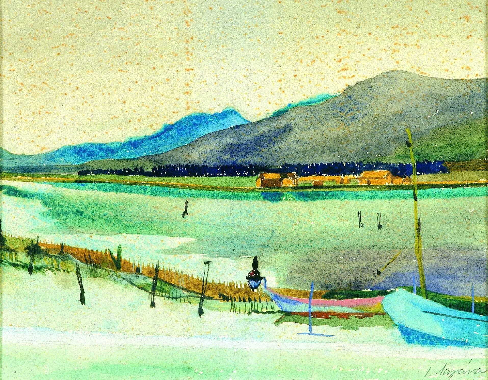 Τοπίο, by Ifigenia Lagana, unspecified, 1965