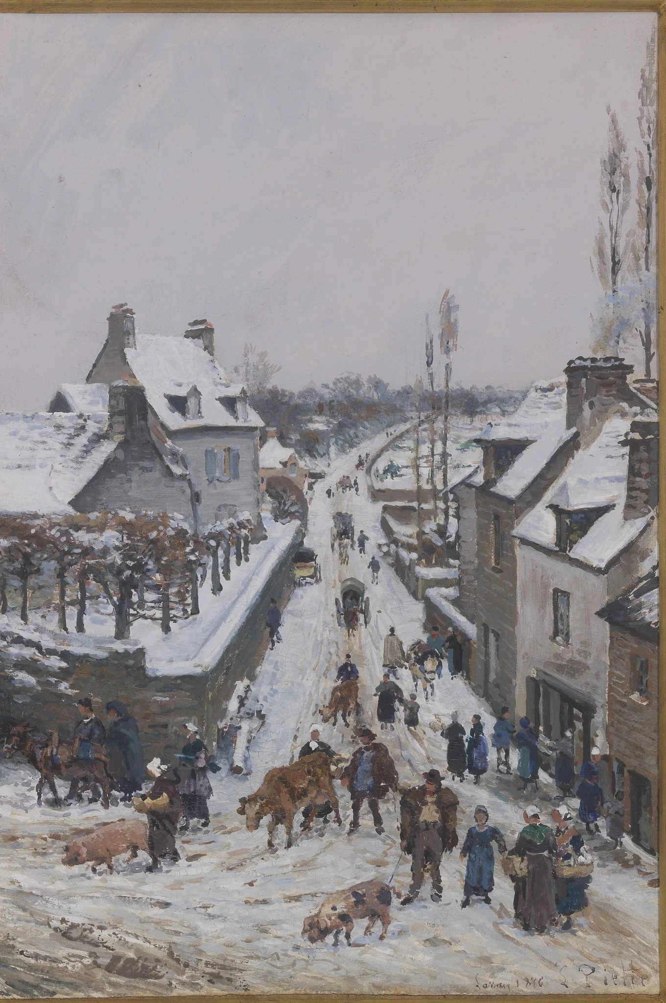 Untitled, by Ludovic Piette, gouache, 1862