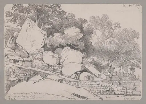 Rocks, and part of the Great Joss House, Macao