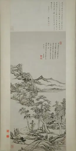 清  王原祁  倣黃公望高克恭山水圖  軸|Landscape in the Styles of Huang Gongwang and Gao Kegong