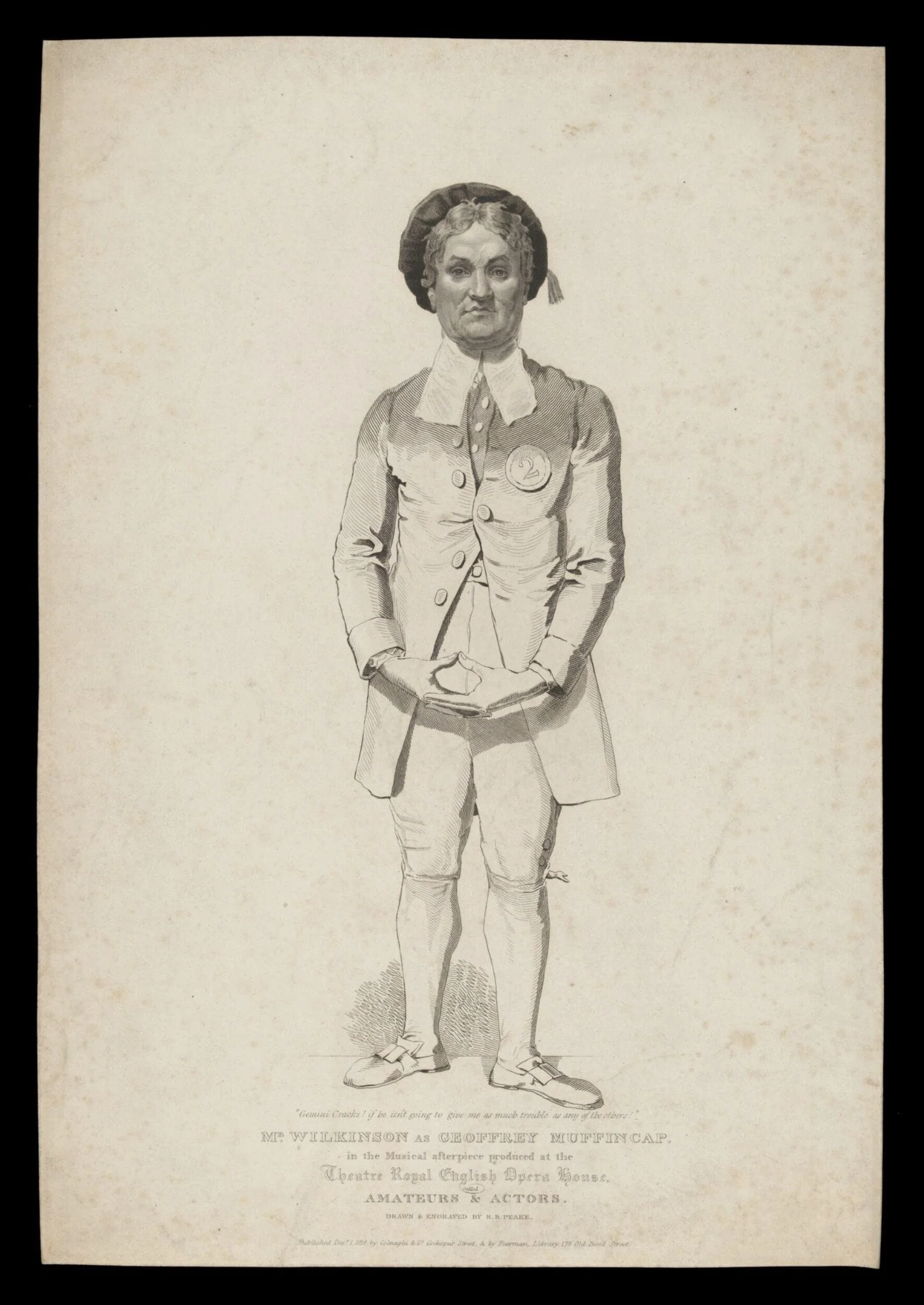 H Beard Print Collection, by R.B. Peake, 1