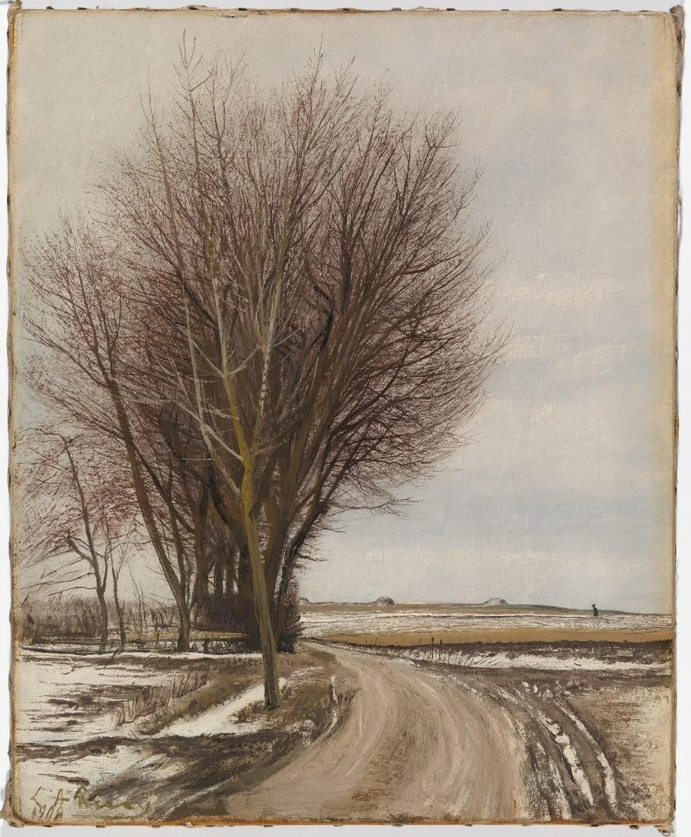 Talvimaisema, Baldersbrønde, by Laurits Andersen Ring, unspecified
