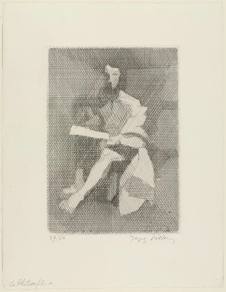 Untitled, by Jacques Villon, ink, 1930