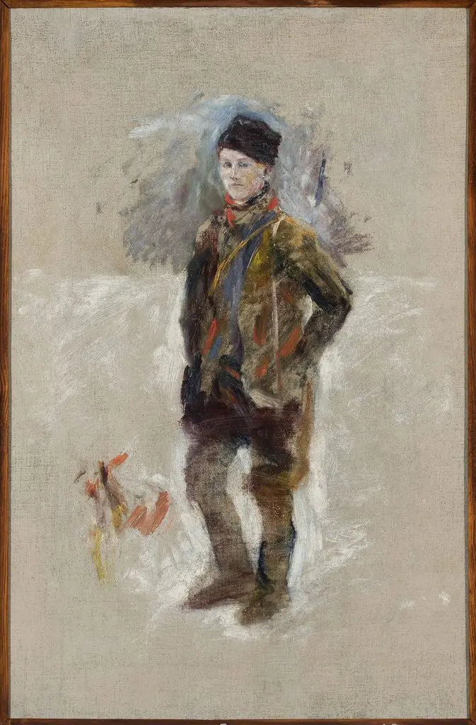 Portrait of Gościmiński, sketch