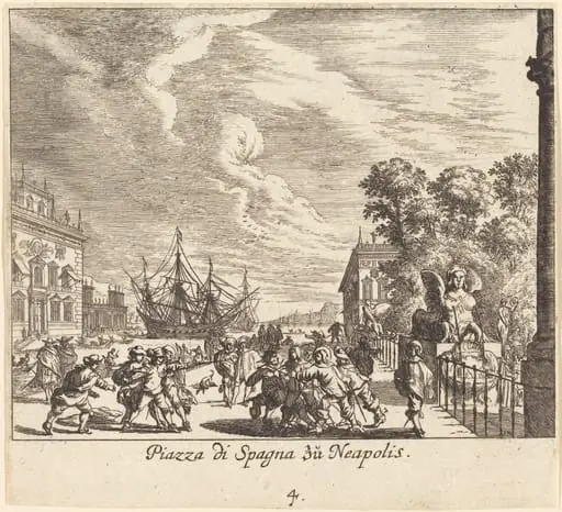 Piazza di Spagna, Naples