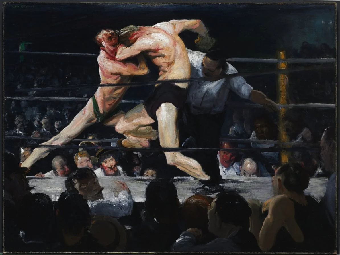 Stag at Sharkey's, by George Bellows, unspecified, 1909
