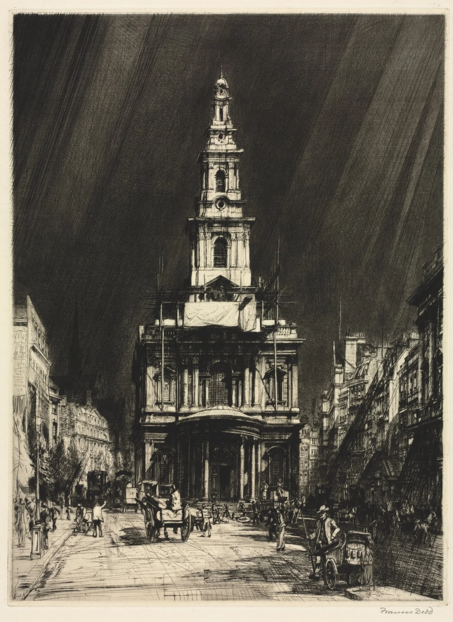 Strand with Sky, by Francis Dodd, 1916