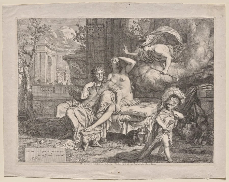 Mercury Orders Calypso to Allow Ulysses Depart, by Gerard de Lairesse, 1670