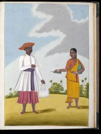 A perfume-seller and his wife