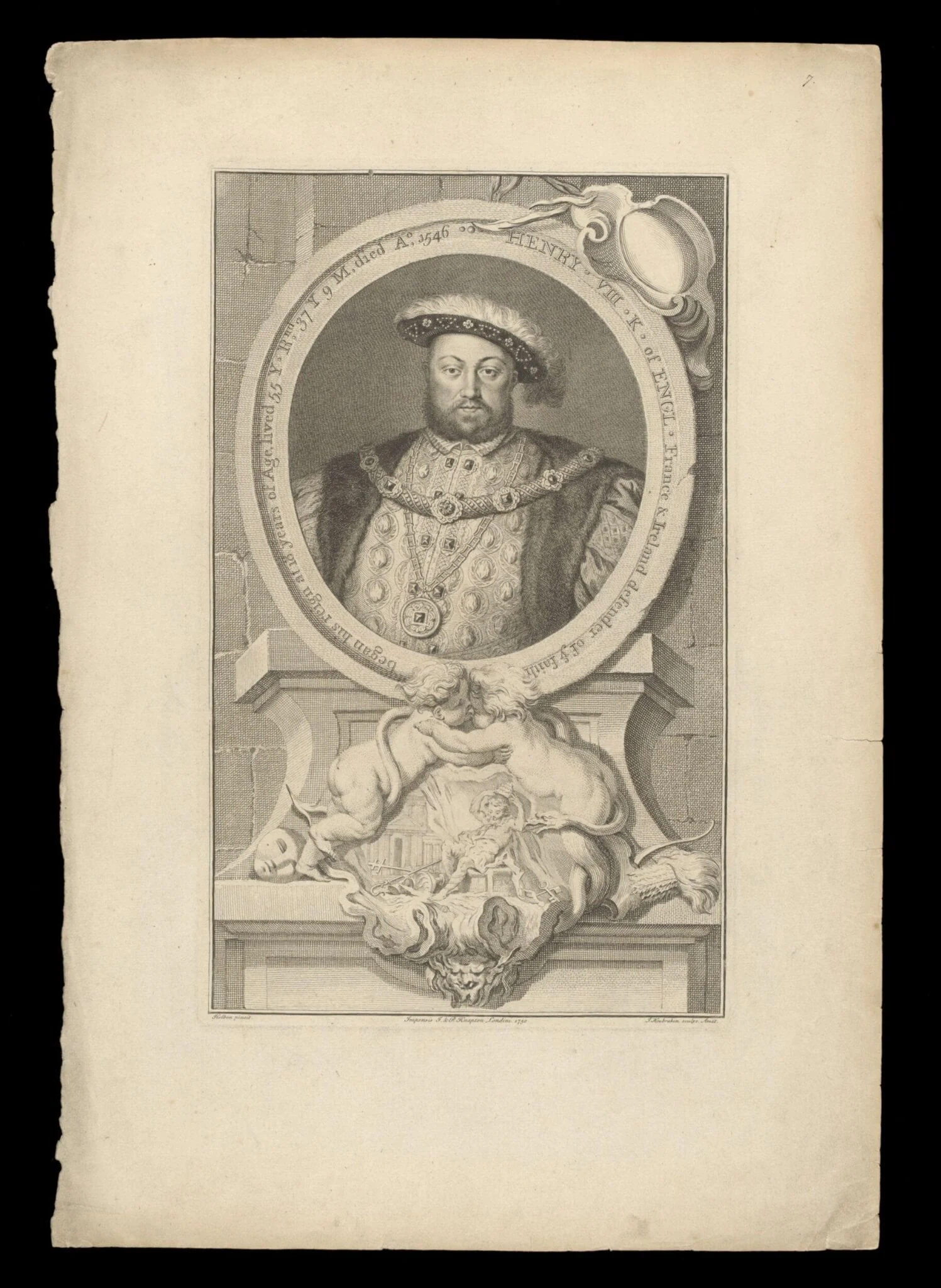 H Beard Print Collection, by Hans Holbein the Younger, 1750