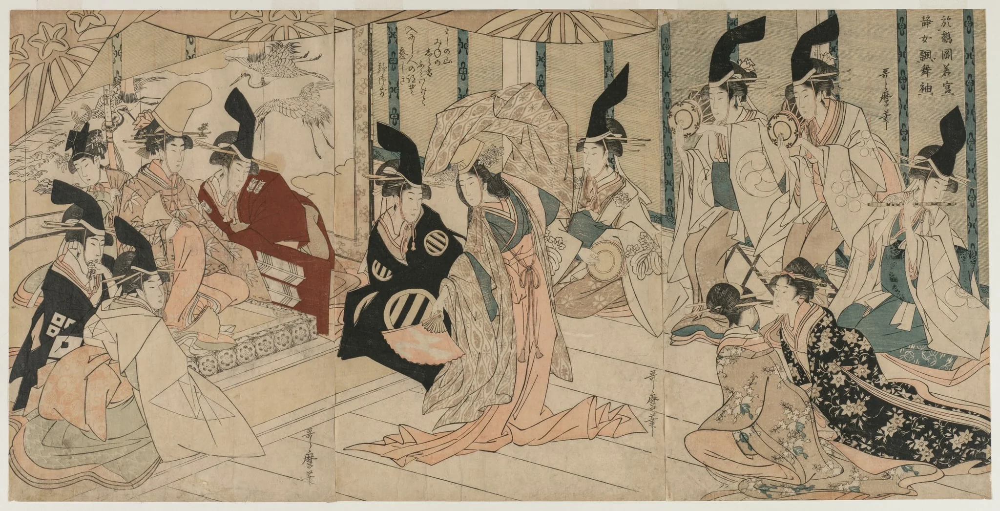 Scene Adapted from the play The Treasury of Loyal Retainers (Chushingura), by Kitagawa Utamaro, 1794