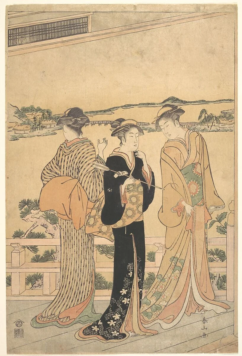 Untitled, by Katsukawa Shunzan, ink, 1790