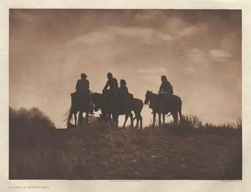 Portfolio I, Plate 38: Sunset in Navaho-Land