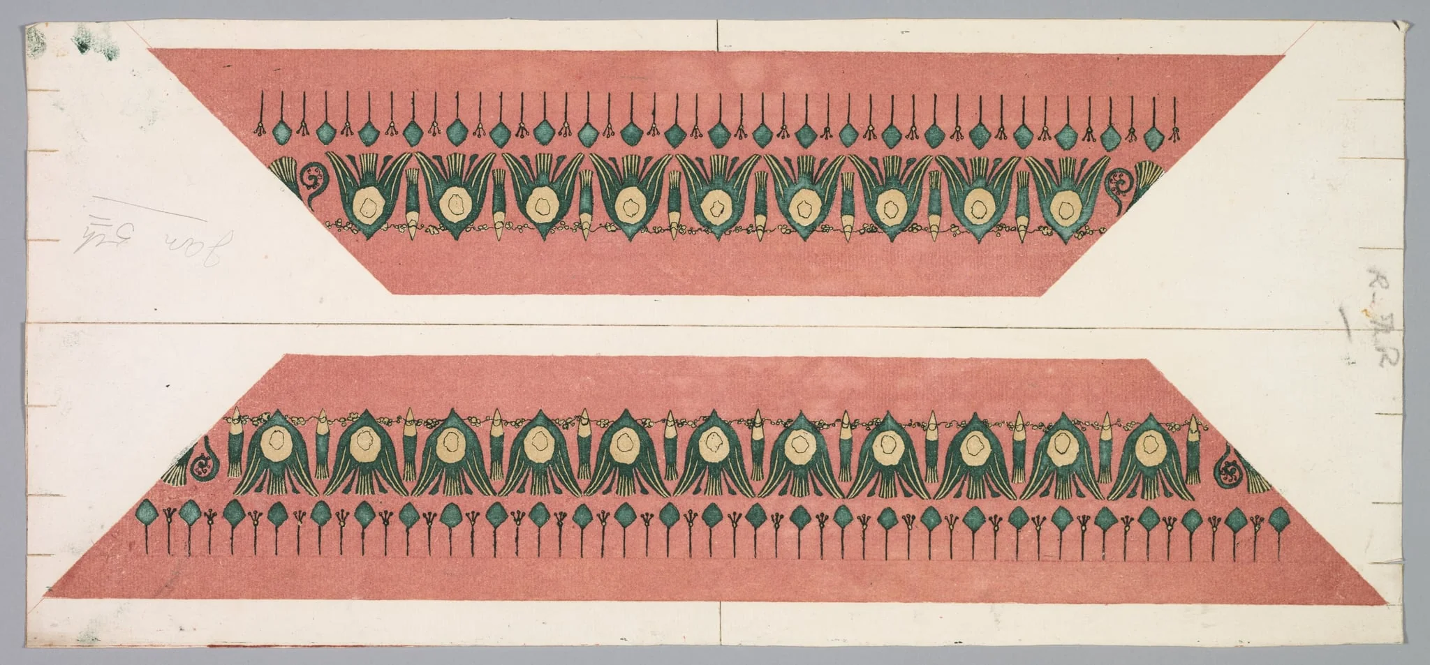 Embers Glow: Lotus Pattern Frame, by Théodore Roussel, 1894