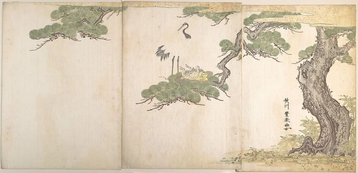 Untitled, by Utagawa Toyoharu, ink, 1790