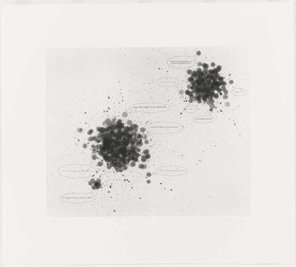 Untitled, by Fred Wilson, ink, 2004