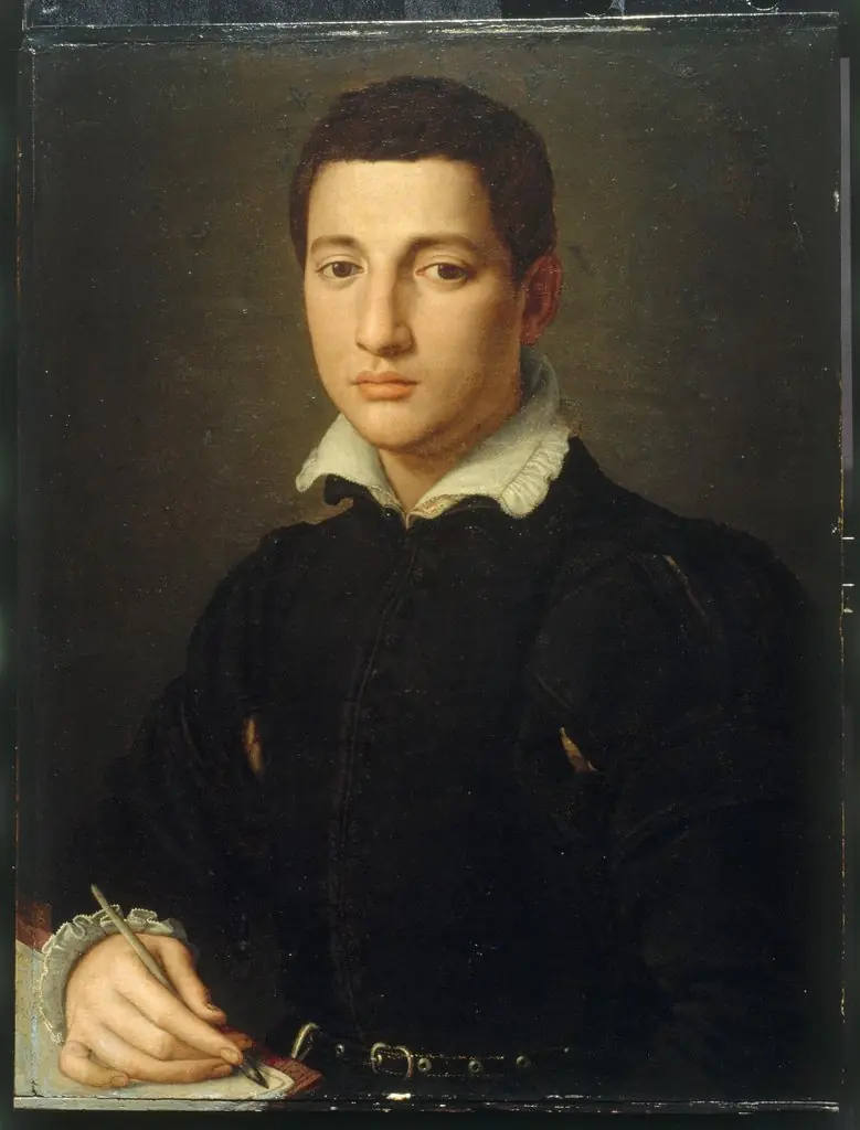 Portrait of a Young Man Writing