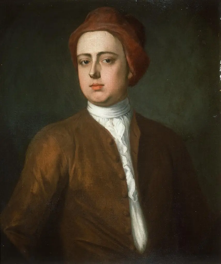 Portrait of a gentleman in red turban