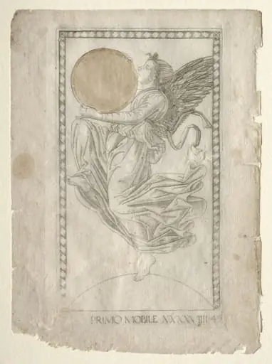 The Angel of the Ninth Sphere (from the Tarocchi, series A:  Firmaments of the Universe, #49)
