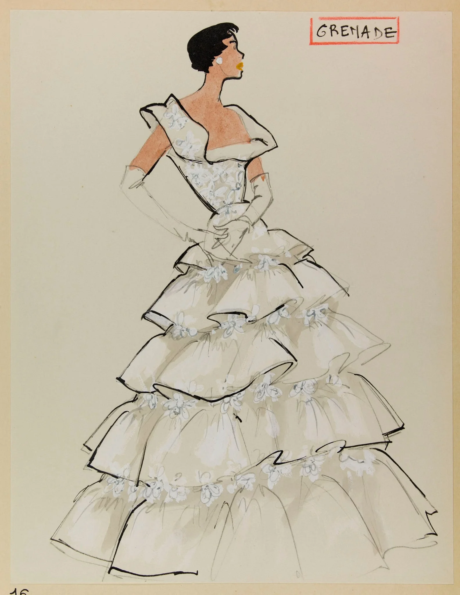 Grenade, by Carven, 1953