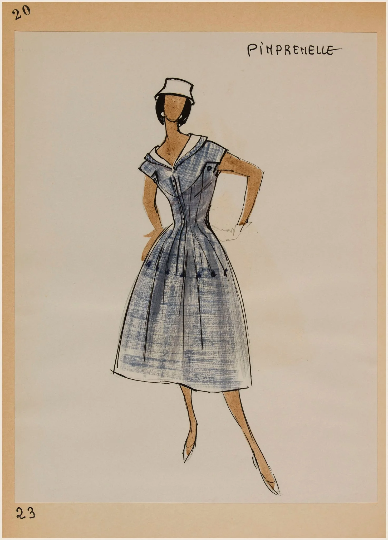 Pimprenelle, by Carven, 1956