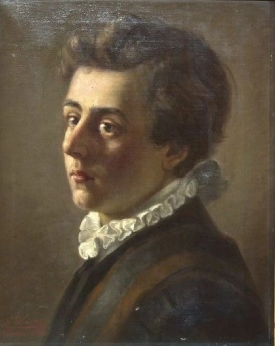 Portretul unui tânăr, by Nicolae Popescu, 1862