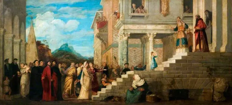 The Presentation of the Virgin in the Temple (after Titian)