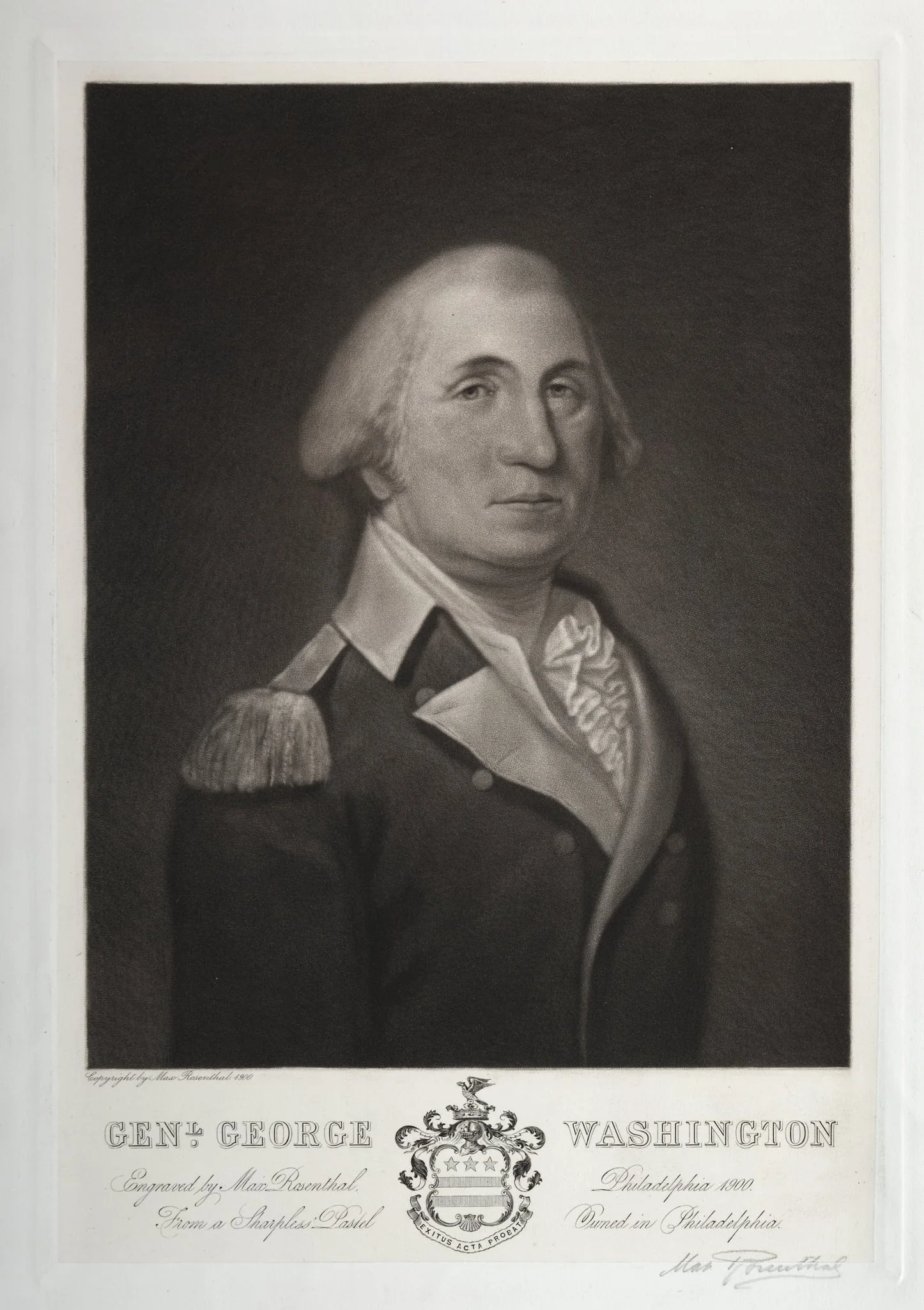 George Washington, by Max Rosenthal, 1900