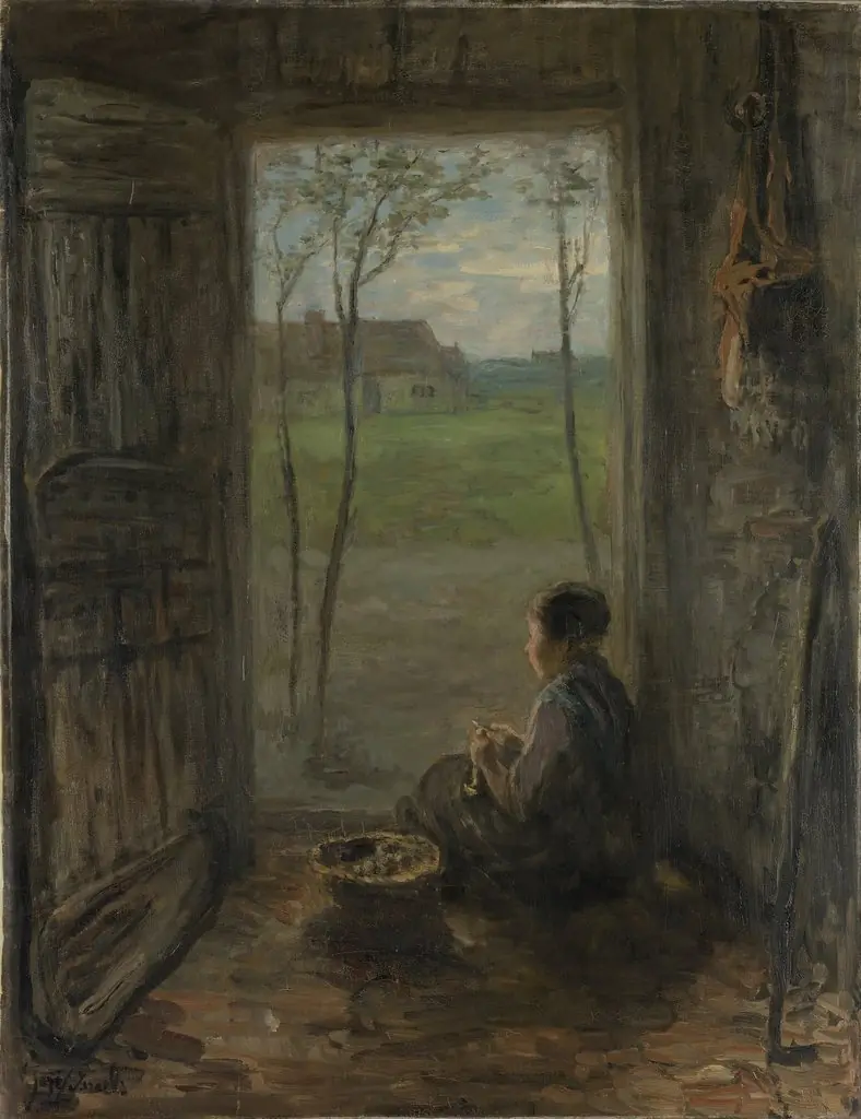 Scene in Laren, North Holland