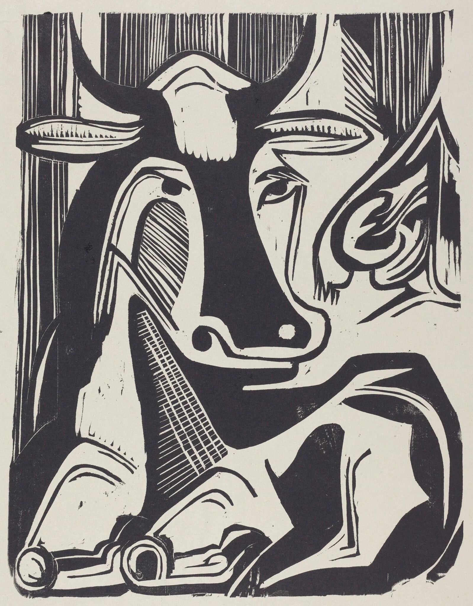 The Large Cow Lying Down (Grosse Liegende Kuh)