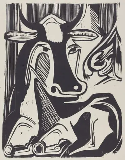 The Large Cow Lying Down (Grosse Liegende Kuh)