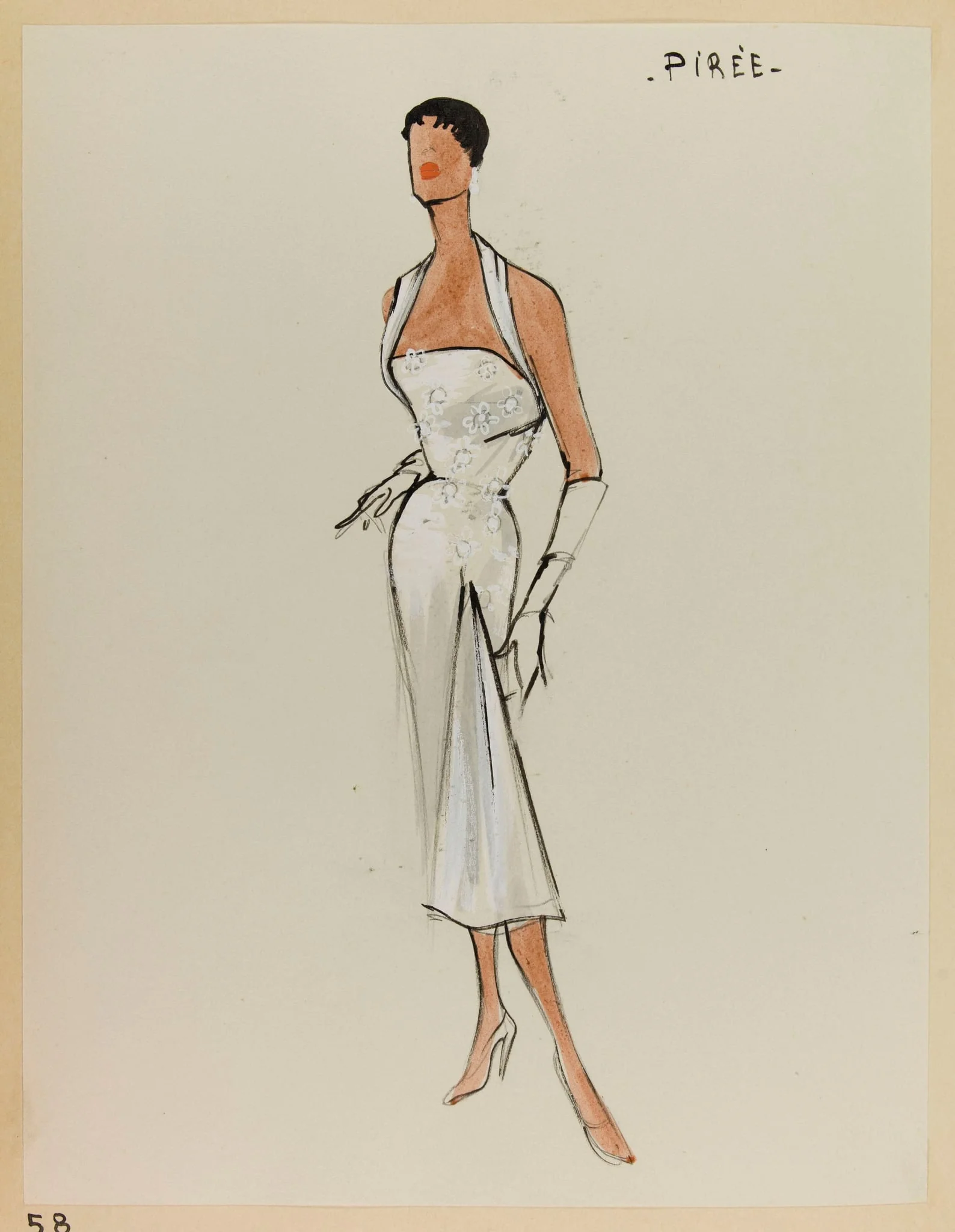 Pirée, by Carven, 1953