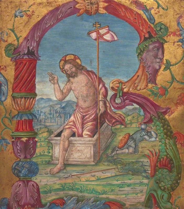 The Resurrection, by Unknown, unspecified, 1550