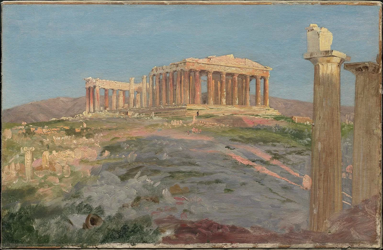 Study for "The Parthenon", by Frederic Edwin Church, unspecified, 1873