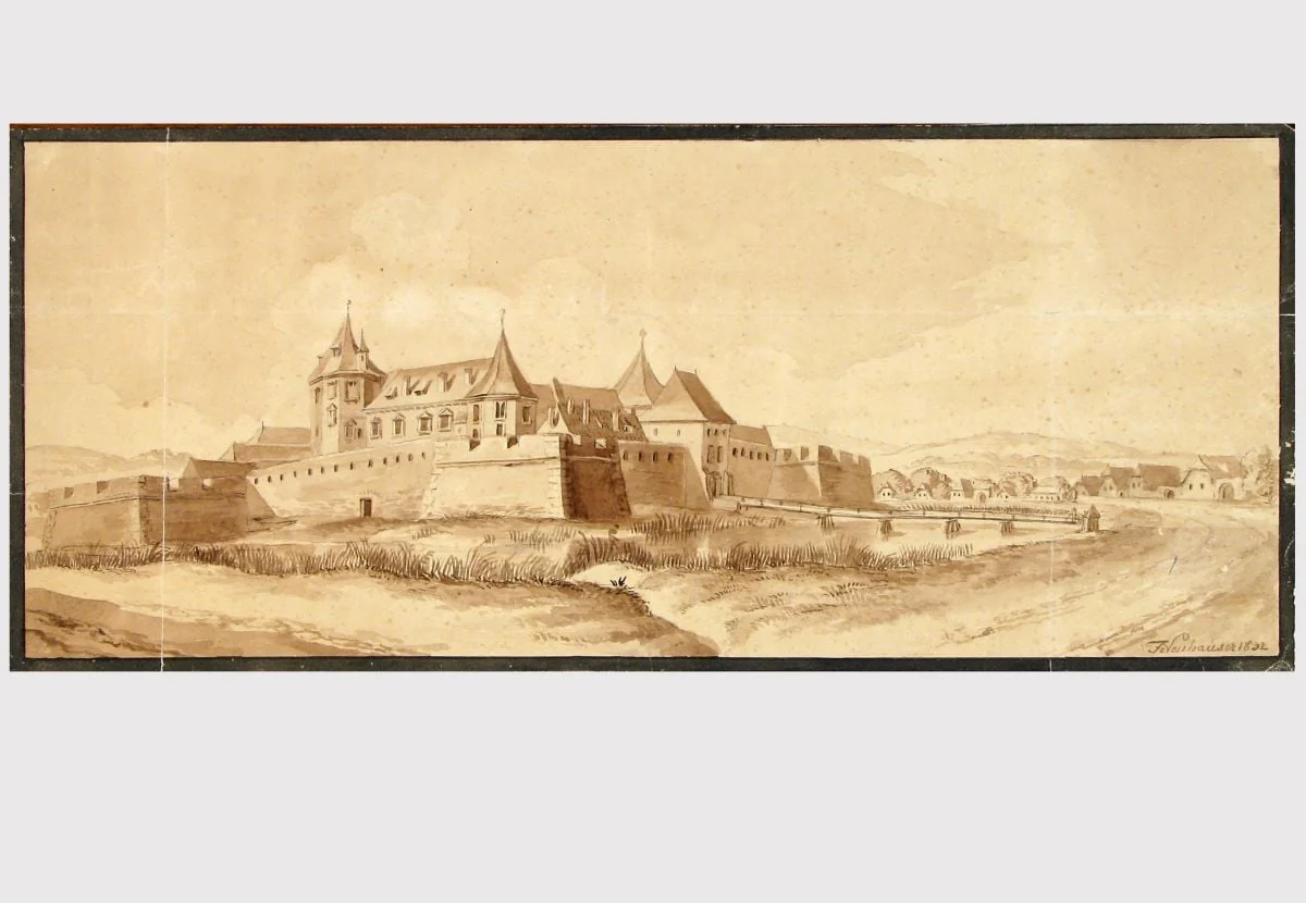 Cetataea Făgărașului, by Franz Neuhauser
