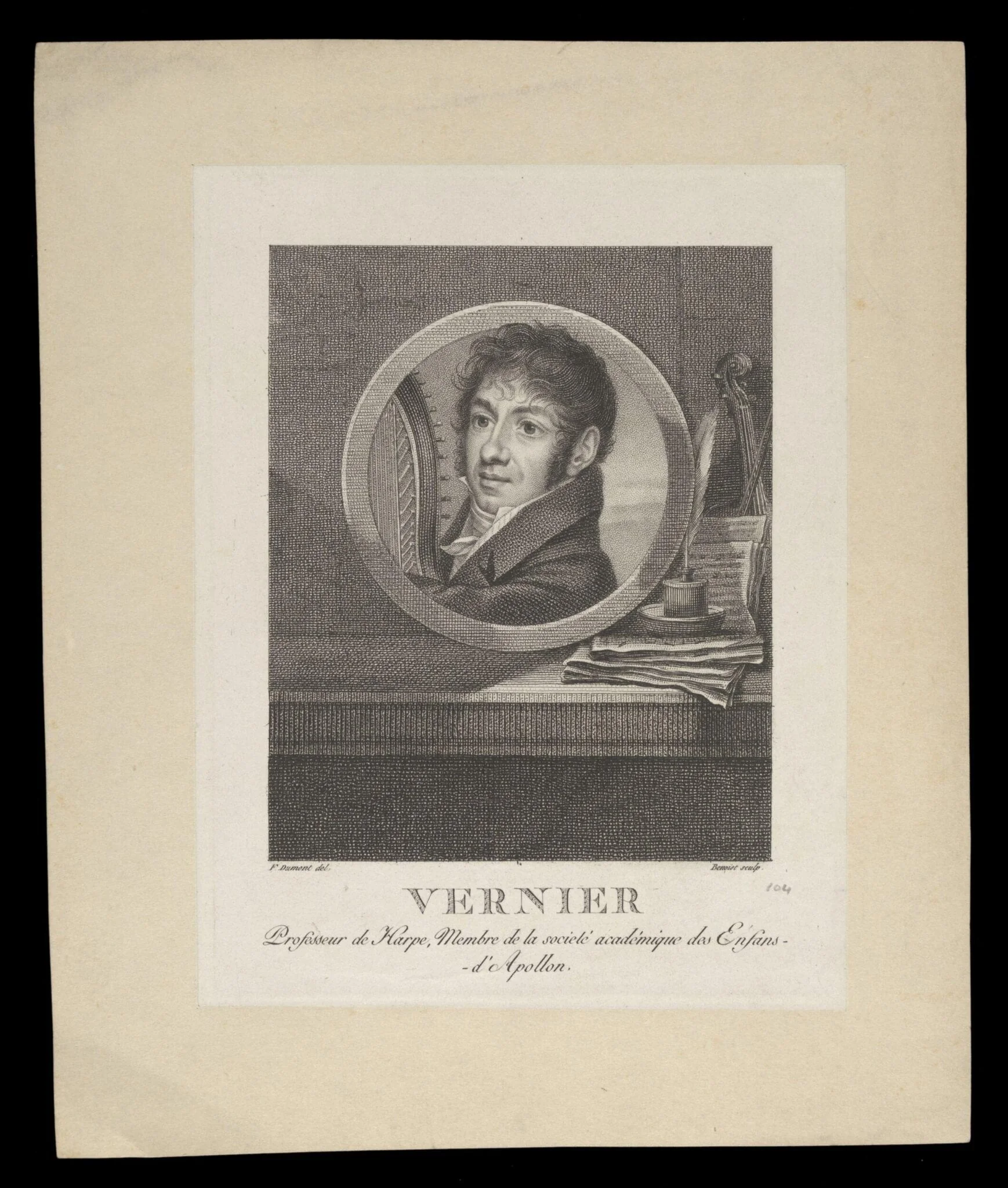 H Beard Print Collection, by François Dumont, 1750
