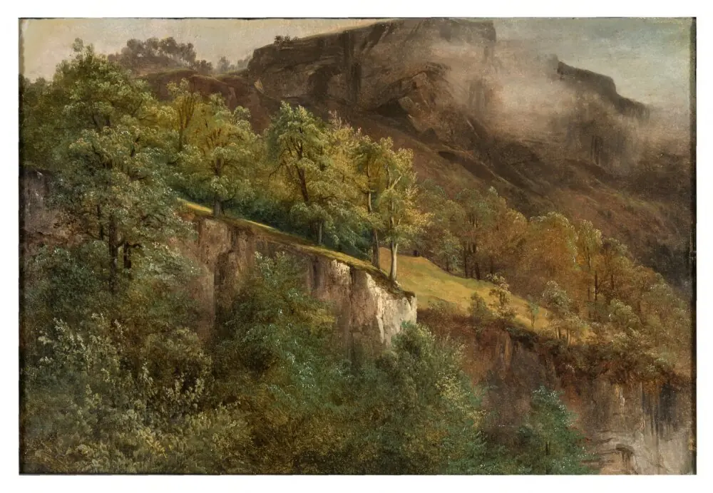 Mountaneous Landscape in Valais