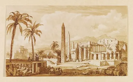 General View of the Ruins of the Palace of Sesostris or Osymandias