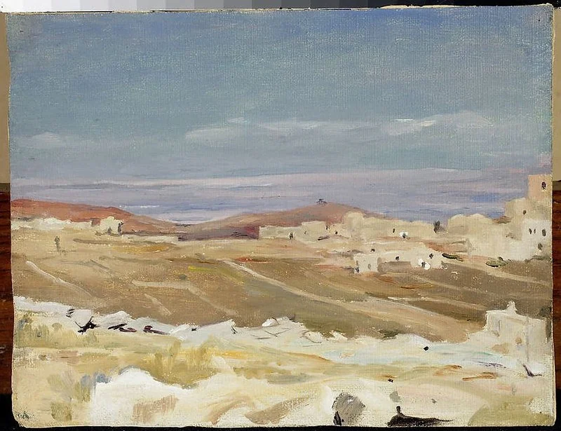 Ramallah. From the journey to Palestine, by Jan Ciągliński, unspecified, 1901