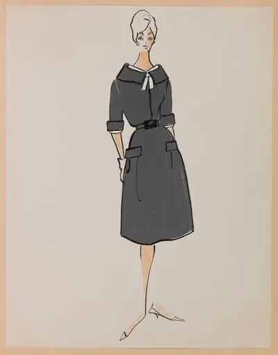 Manteau cintré gris