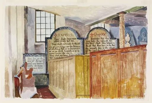 Pews in St Mary's Church, Whitby