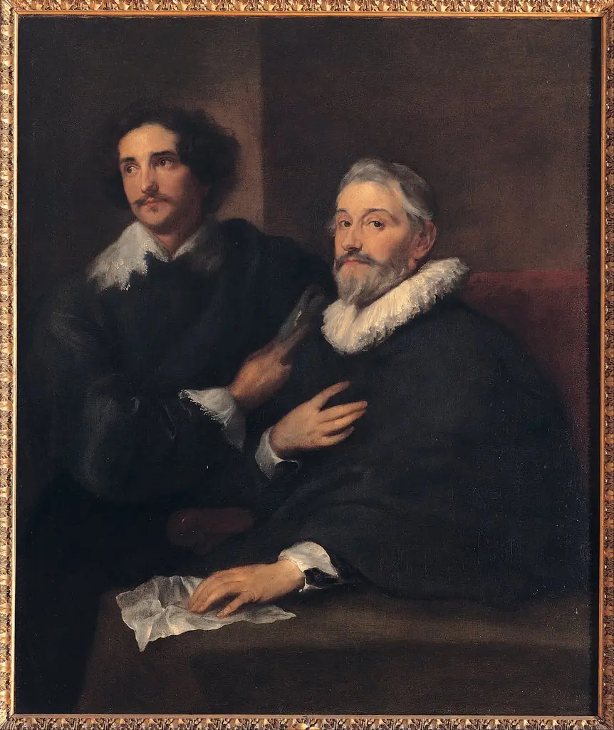 Portrait of the engravers Pieter de Jode the Elder and Pieter de Jode the Younger